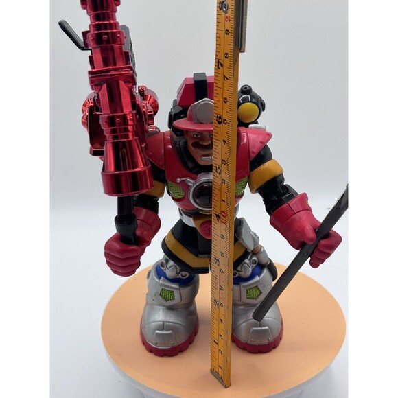 Rescue Heroes Power Max Billy Blaze Firefighter Water Cannon & Axe Action Figure - Picture 6 of 10